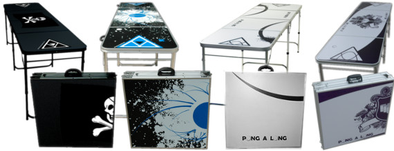 Portable Beer Pong Tables by Pong A Long