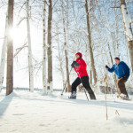 snow shoing