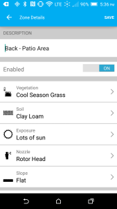 Rachio Iro App