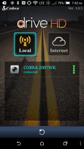 Cobra CDR 900 - Connect