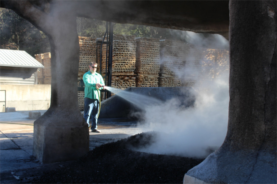 coals out
