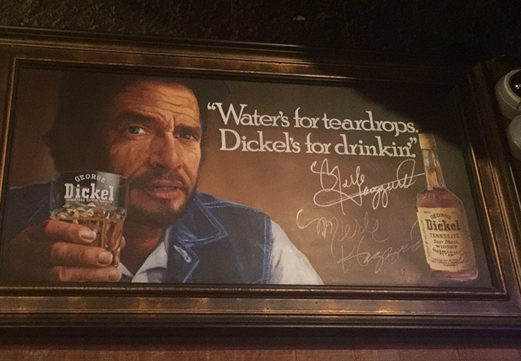 George Dickel Sign at The Stage on Broadway in Nashville - BustedWallet.com