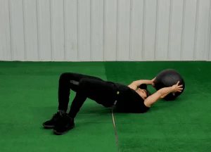 laying shoulder press leg raise TRX Fitness Review